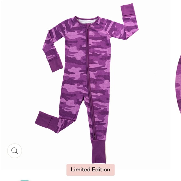 Little Sleepies Other - NWT Little Sleepies Berry Camo Zippy